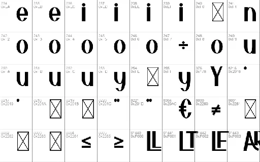 TAROOM font