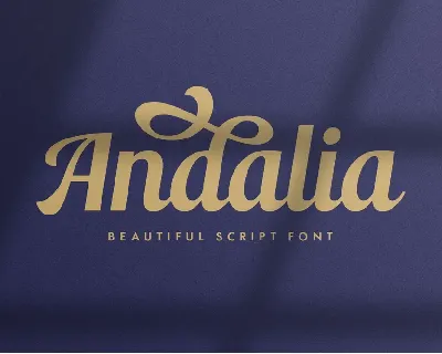 Andalia Script font