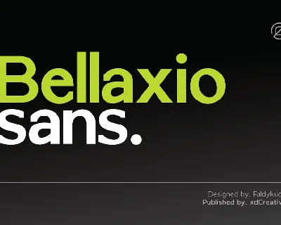 Bellaxio Sans font