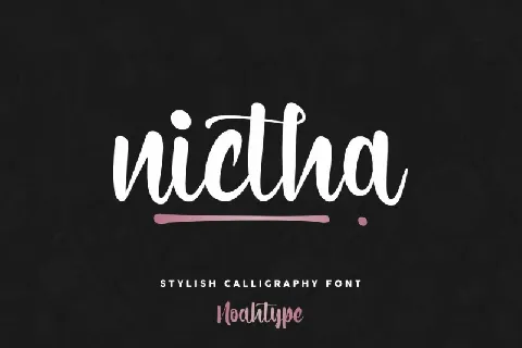 Nictha font