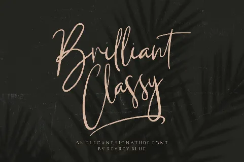 Brilliant Classy Script font