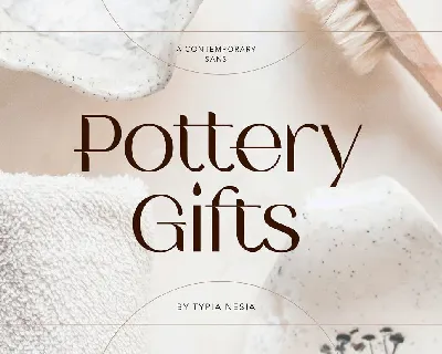 Pottery Gifts font