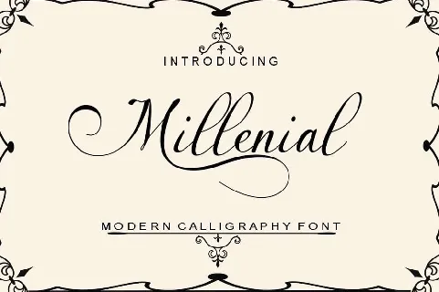 Millenial font