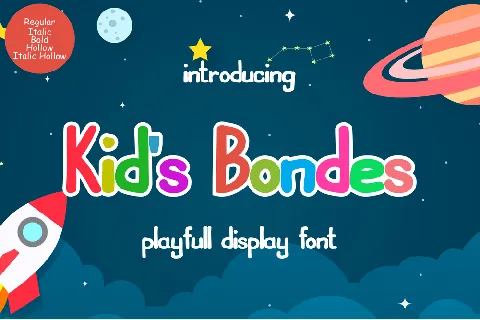 Kids Bondes font