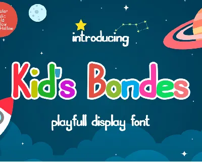 Kids Bondes font