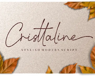 Cristtaline font