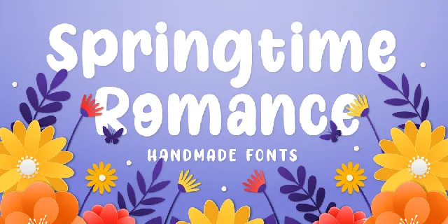 Springtime Romance font