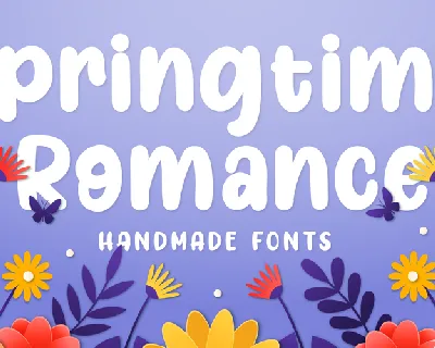 Springtime Romance font