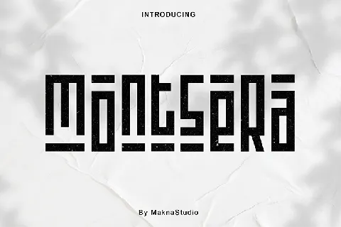 montsera font