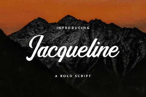 Jaqueline font