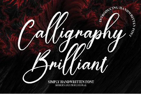 Calligraphy Brilliant font