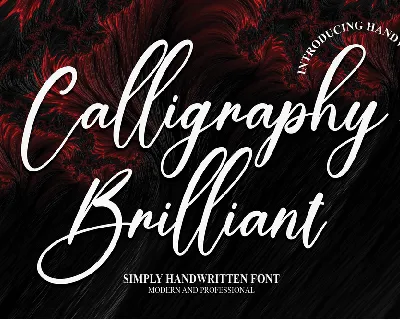 Calligraphy Brilliant font