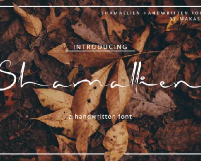 Shamallien Script font