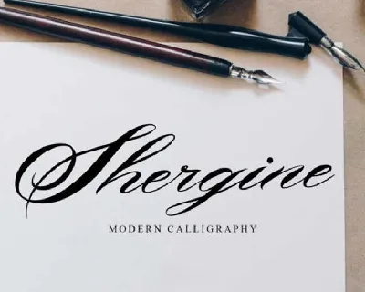 Shergine font