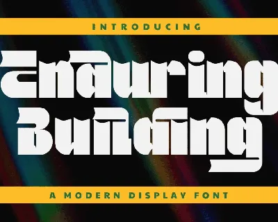 Enduring Building Demo font