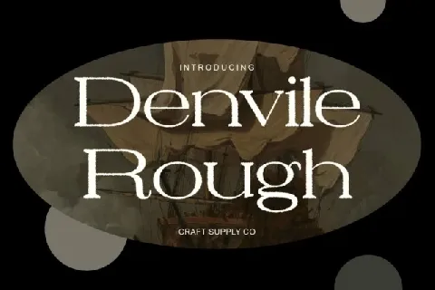 Denvile Rough font