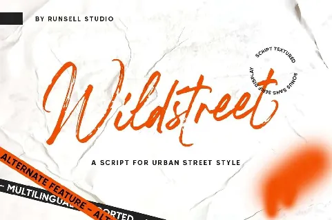 Wildstreet Script Bonus font