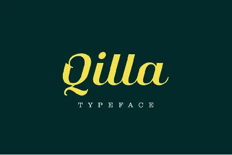 Qilla Typeface Free font