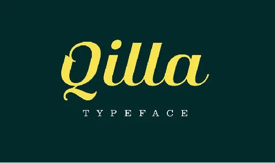 Qilla Typeface Free font