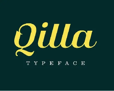 Qilla Typeface Free font