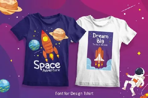 Space kids font