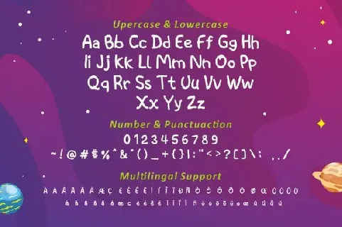 Space kids font