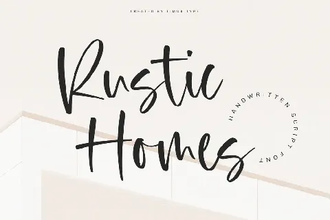 Rustic Homes font