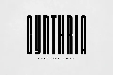 Cynthria font