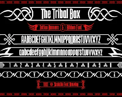 The Tribal Box font