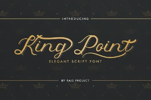 King Point Calligraphy font