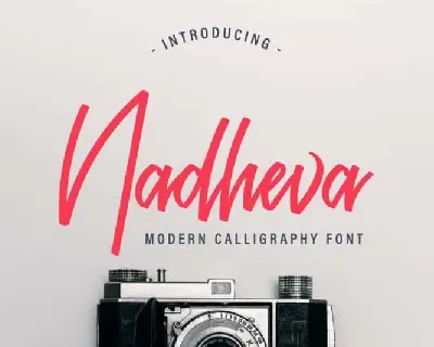Nadheva Modern Calligraphy font