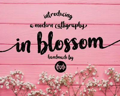 In Blossom Script font