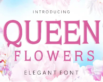 Queen Flowers font