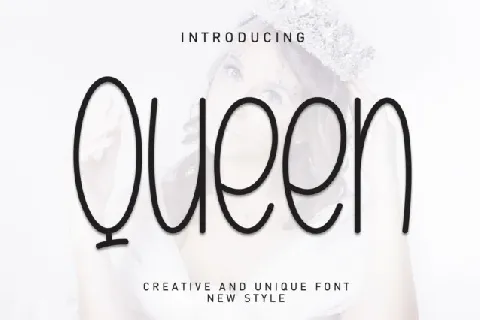 Queen Display font