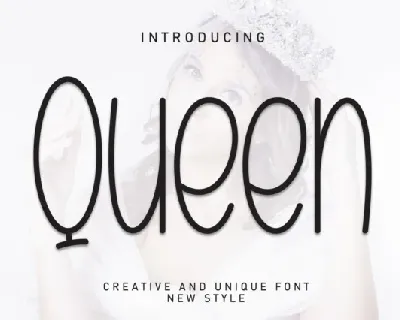 Queen Display font