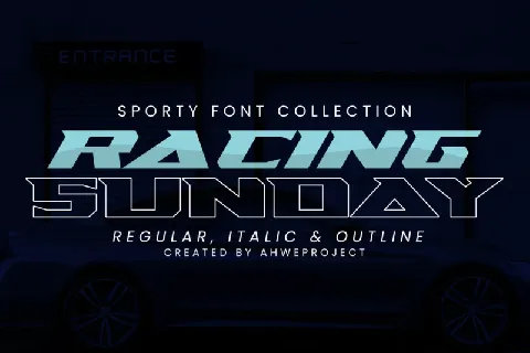 Racing Sunday font