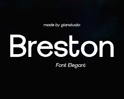 Breston font