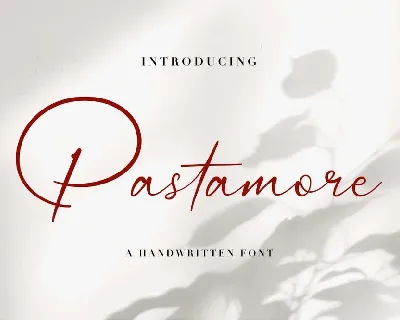 Pastamore font