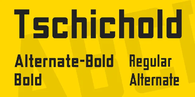 Tschichold font