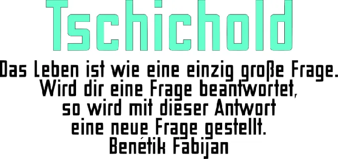 Tschichold font