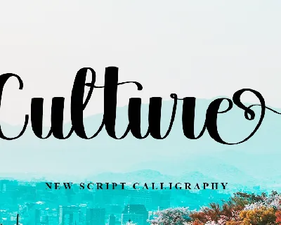 Culture font