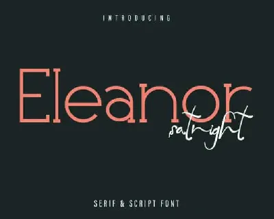 Eleanor Satnight Duo font