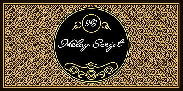 Melay Script font