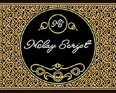 Melay Script font