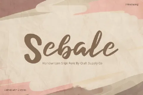 Sebale font