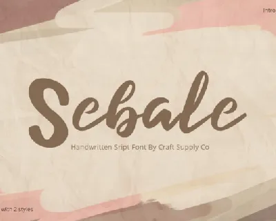 Sebale font