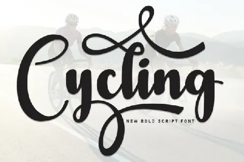 Cycling Script font