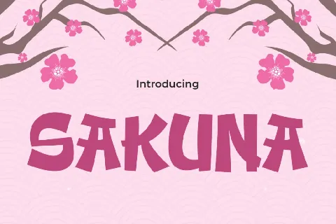 SAKUNA font