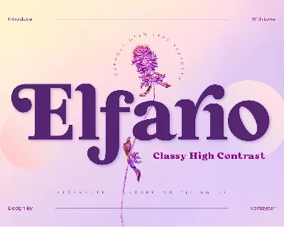 Elfario font