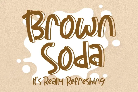 Brown Soda font